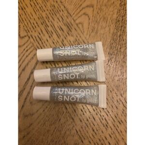 Unicorn Snot Lip Gloss Lipgloss Holographic Lot Of 3 New And Sealed Glittery